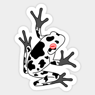 Vanilla Bull Frog Sticker